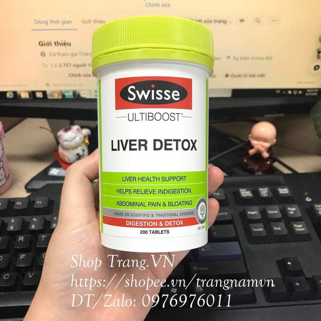 GIẢM GIÁ 50% Viên uống thải độc gan Swisse Liver Detox 200 viên GIẢM GIÁ 50%