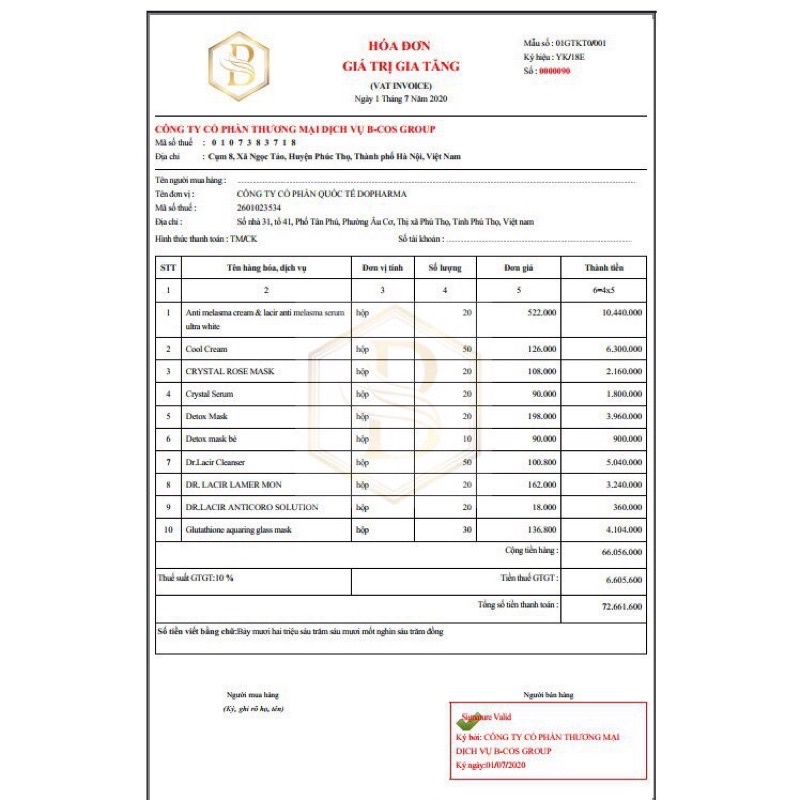 Kem face lạnh cool cream dr lacir chống nắng dưỡng trắng da, mờ thâm nám