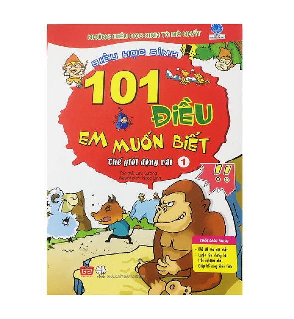 Sách - 101 điều em muốn biết - T1 - thế giới động vật | BigBuy360 - bigbuy360.vn
