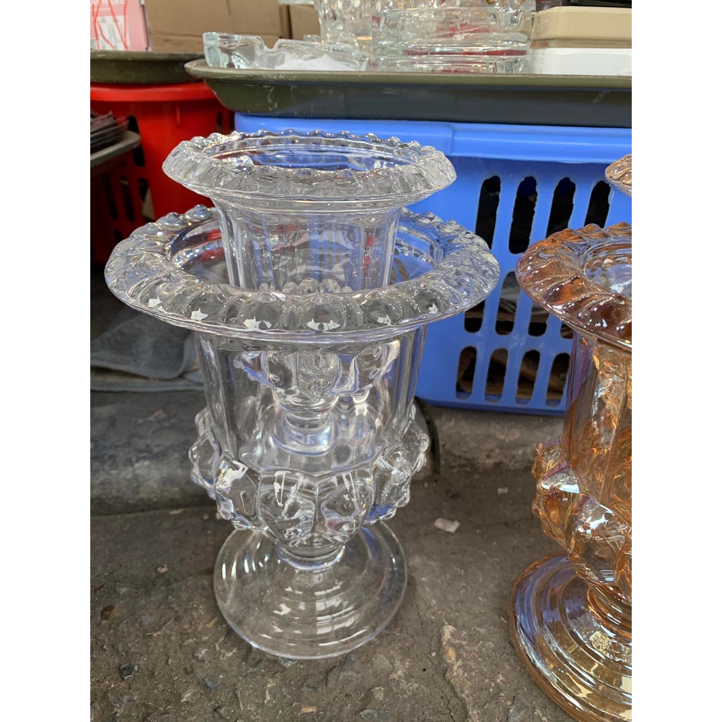 Cốc Thủy Tinh Đựng Phật Thủ Trên Ban Thờ, Lễ Đủ Size