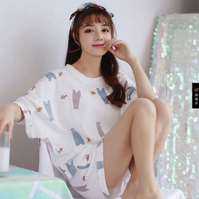 Bộ ngủ kute siêu mát mùa hè