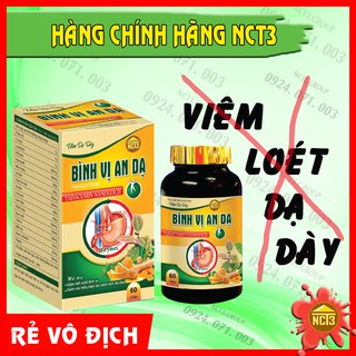 Viên Dạ Dày Bình Vị An Dạ ( 60 viên ) ( Hàng chính hãng công ty NCT3 )