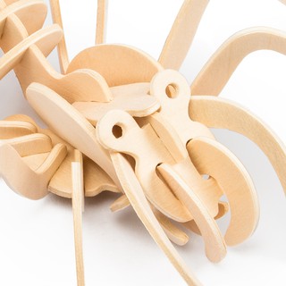 Đồ chơi lắp ráp gỗ 3D Mô hình Con Nhện Spider