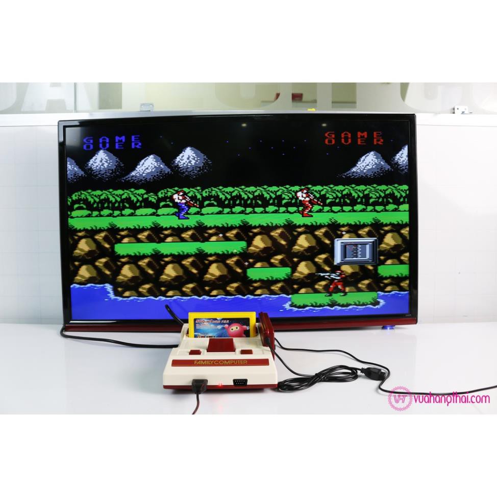 Băng máy chơi game 4 nút 600 Game không trùng - game huyền thoại Contra, Super Mario, Natra cứu mẹ ,xe zeep, Xe Tăng