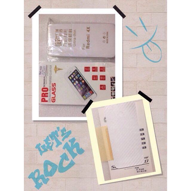 Xiaomi redmi 4x | Combo cường lực và dán cacbon xiaomi redmi 4x ( tặng ốp silicon )