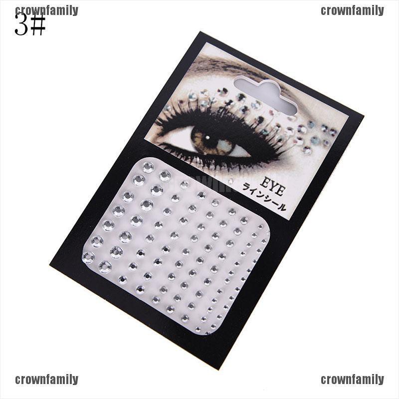 (hàng Mới Về) Hình Xăm Dán Đính Kim Cương Giả Lấp Lánh Trang Điểm Mắt Thời Trang | BigBuy360 - bigbuy360.vn