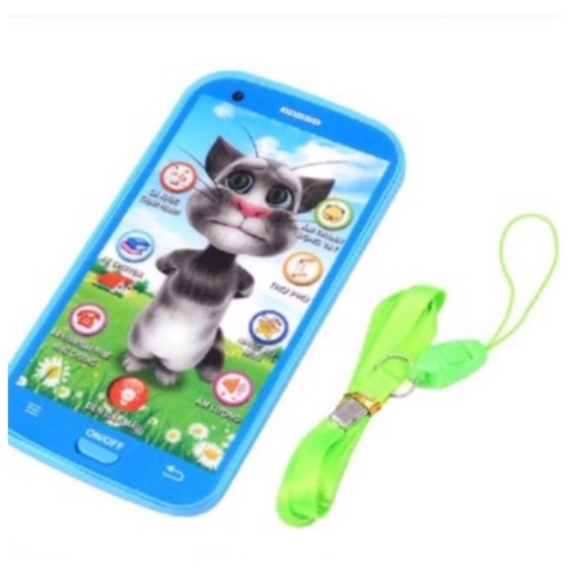 Freeship 50k ⚡ Điện thoại mèo Tôm biết nói, 12 chức năng có dây đeo, phát tiếng cho bé, chất lượng giá rẻ