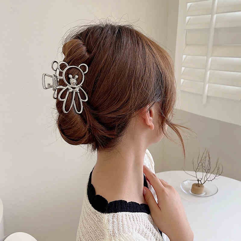 Kẹp Tóc Kim Loại Tinh Tế Thời Trang Hàn Quốc Cho Nữ