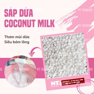  Sáp wax lông DỪA wax nóng hạt đậu nhập khẩu hard wax beans triệt lông tay chân nách bikini râu ria mép,... 
