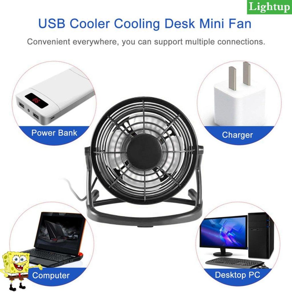 Quạt USB cỡ nhỏ Di động Máy tính siêu câm Máy tính làm mát USB Máy làm mát Bàn làm mát Quạt mini