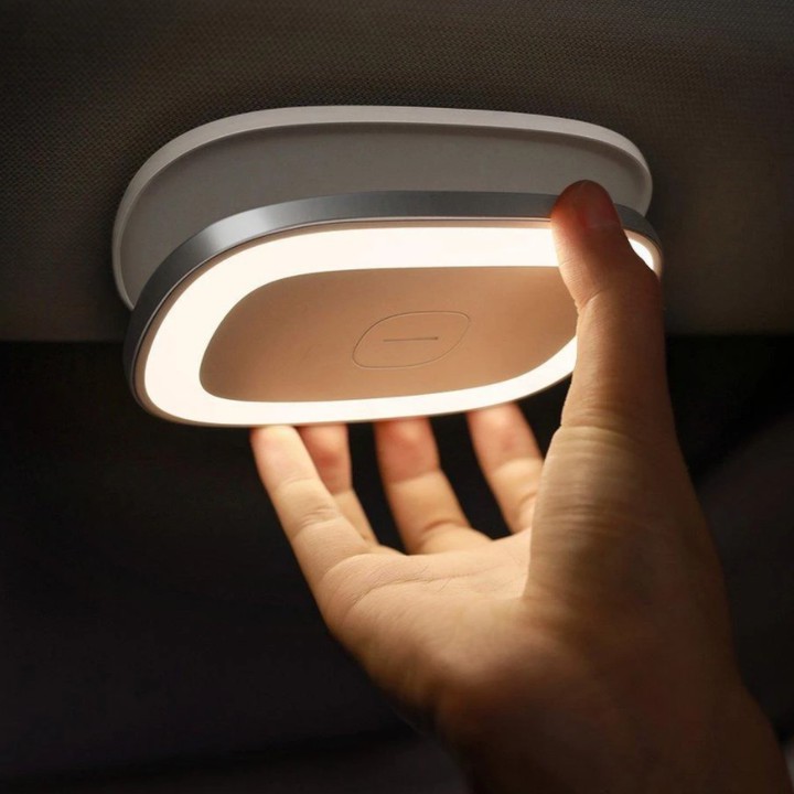 Đèn led gắn trần ô tô, phòng khách, phòng bếp cao cấp Baseus CRYDD01-01 - Dung lượng pin: 400mAh