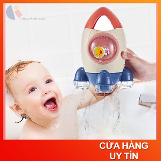 Đồ chơi nhà tắm - bể bơi tên lửa xoay 360 độ phun nước vui nhộn