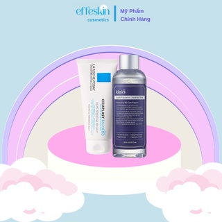 Combo Kem dưỡng B5 La Roche Posay Cicaplast Baume B5 40ml và Toner Dears Klairs Supple Preparation Không mùi EFFESKIN