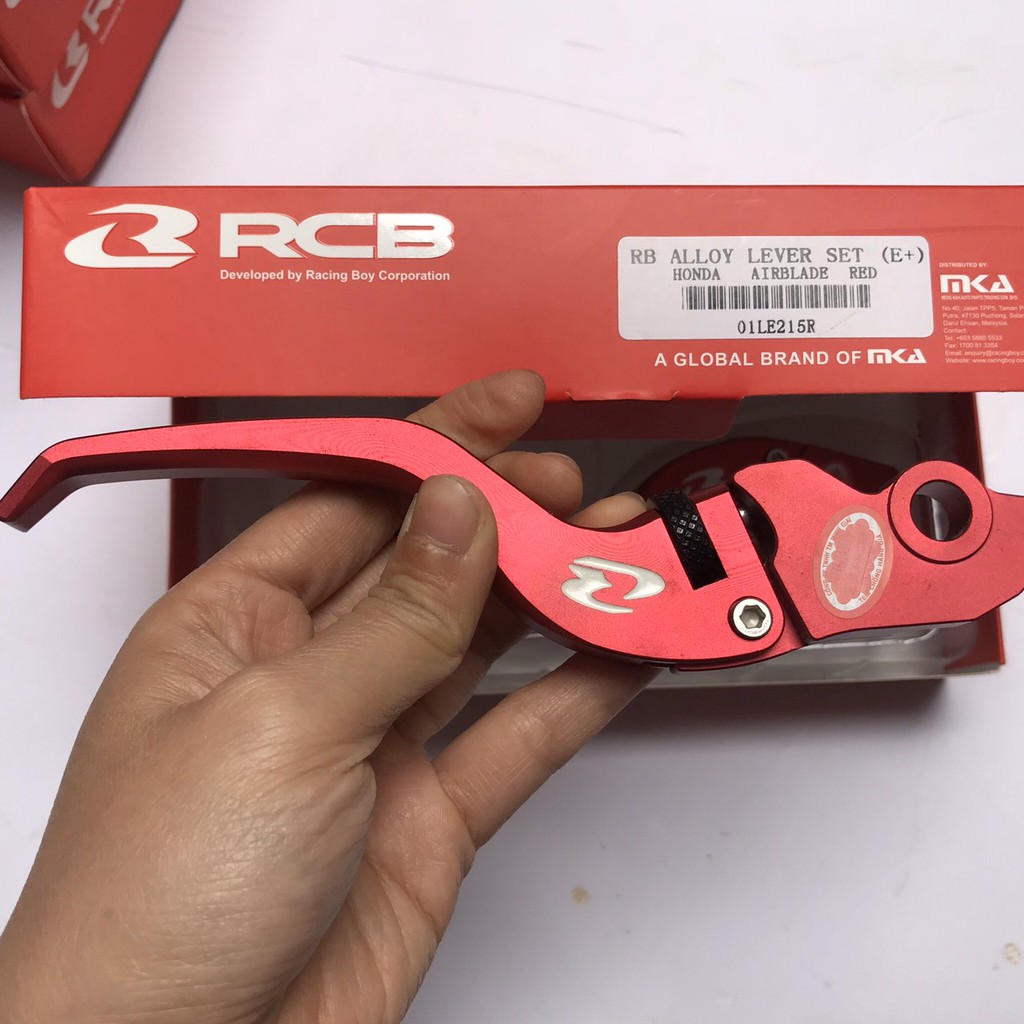 1 Đôi tay phanh (tay thắng) Air Blade chính hãng RCB - cực xịn xò - bảo hành 1 năm - 5 màu đỏ đen vàng bạc xnah dương