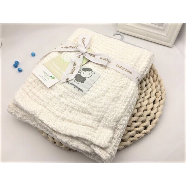 Chăn lưới sợi tre  chăn chống ngạt Perlim Pinpin cap cấp 100cmx100cm