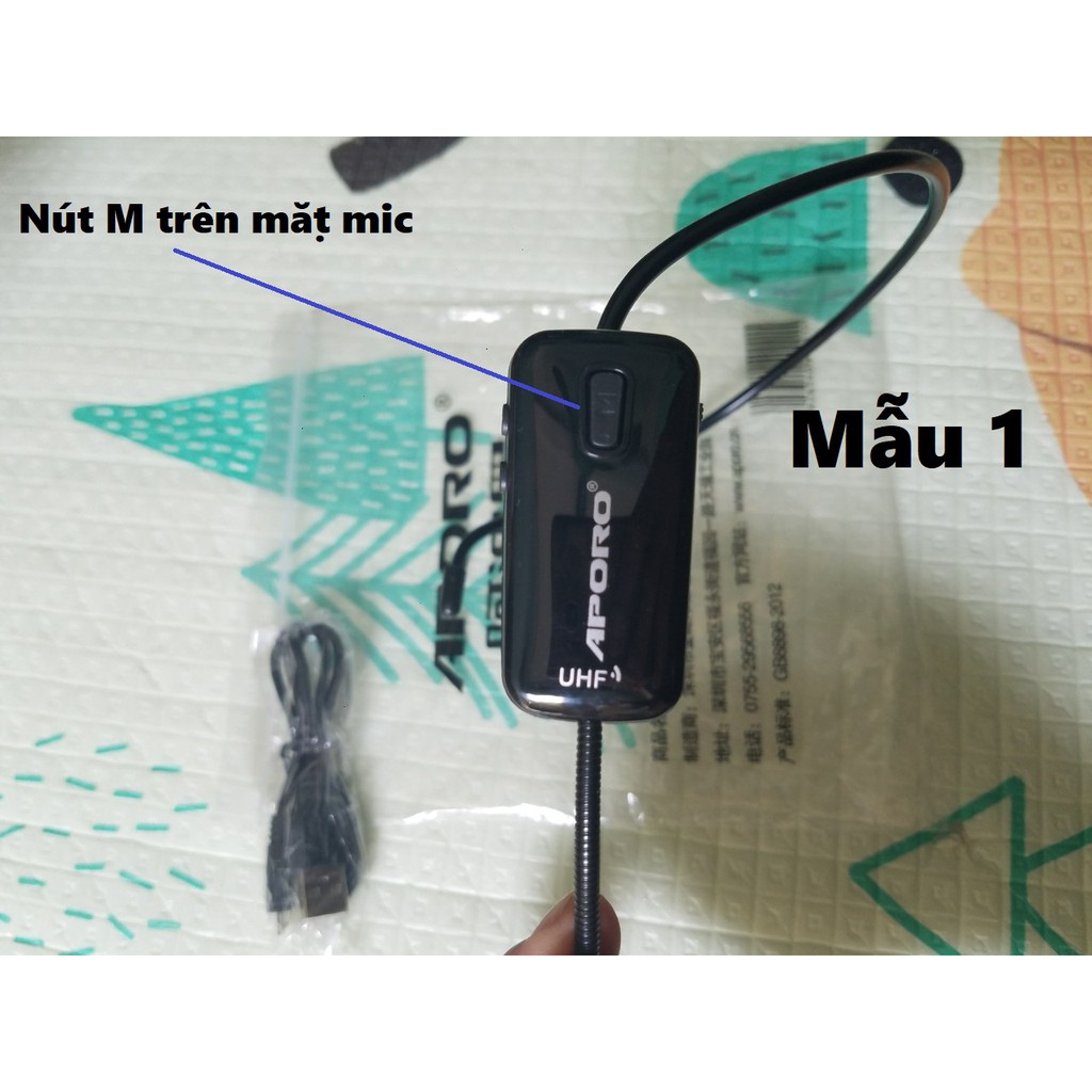 Micro không dây UHF Aporo chính hãng