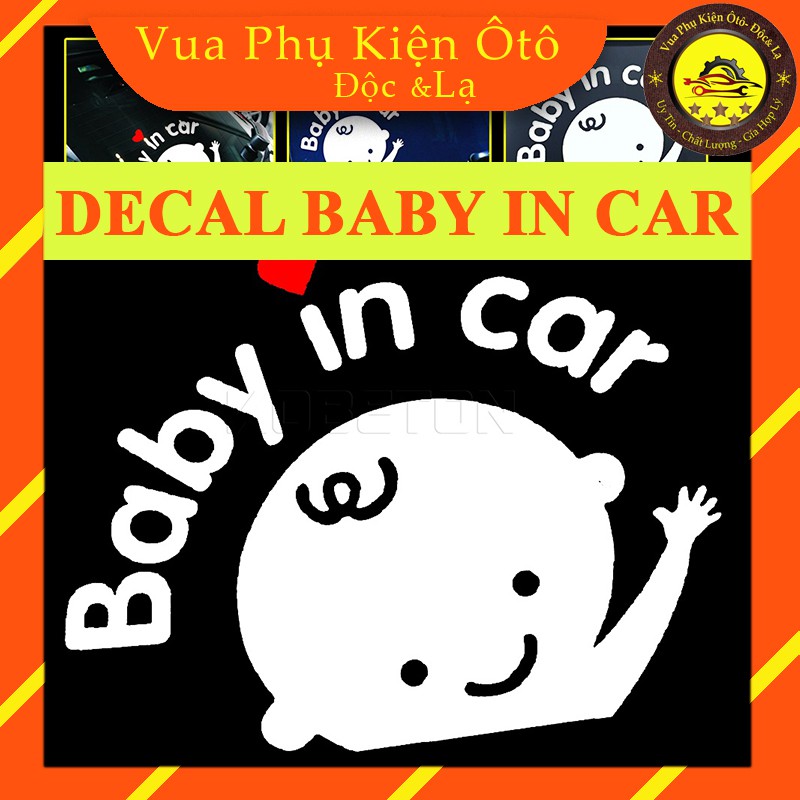 TEM TRANG TRÍ DECAL BABY IN CAR | BigBuy360 - bigbuy360.vn