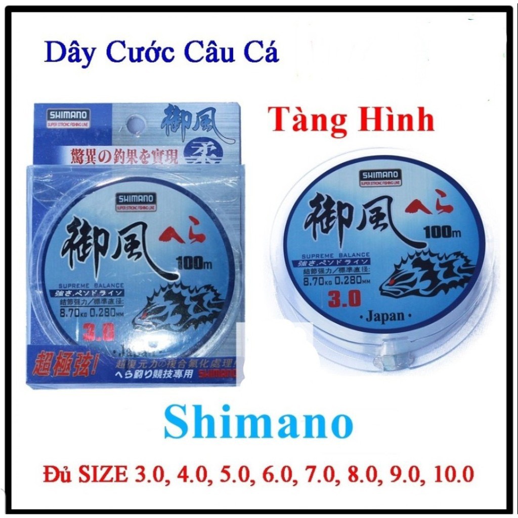 Cước Câu Cá Siêu Bền Shimano Đủ Size [ SIÊU SALE ] Đồ câu hàng ngon giá rẻ -SANAMI FISHING