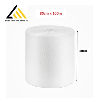 (80cm x 100m) cuộn xốp hơi, xốp khí , chống sốc, xốp bóp nổ, bóng bóng khí, giấy nilon bọc gói hàng hải phòng