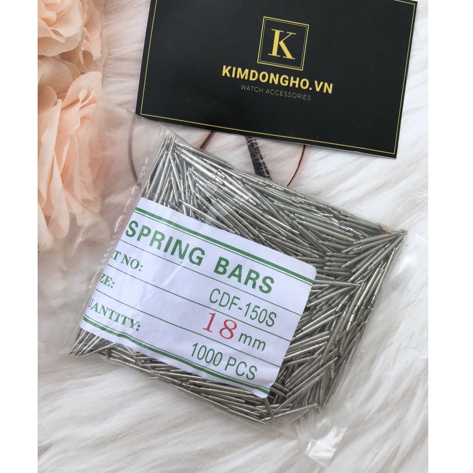 (Giá Buôn - Giá Sỉ ) Bịch 1000 Cốt Chốt Lò Xo Gắn Dây Đồng Hồ Đeo Tay Đủ Size Nam Nữ