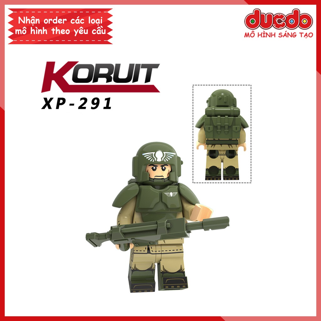 Minifigures các nhân vật trong Astra Militarum full vũ khí - Đồ chơi Lắp ghép Xếp hình Mô hình Mini KORUIT KT1037