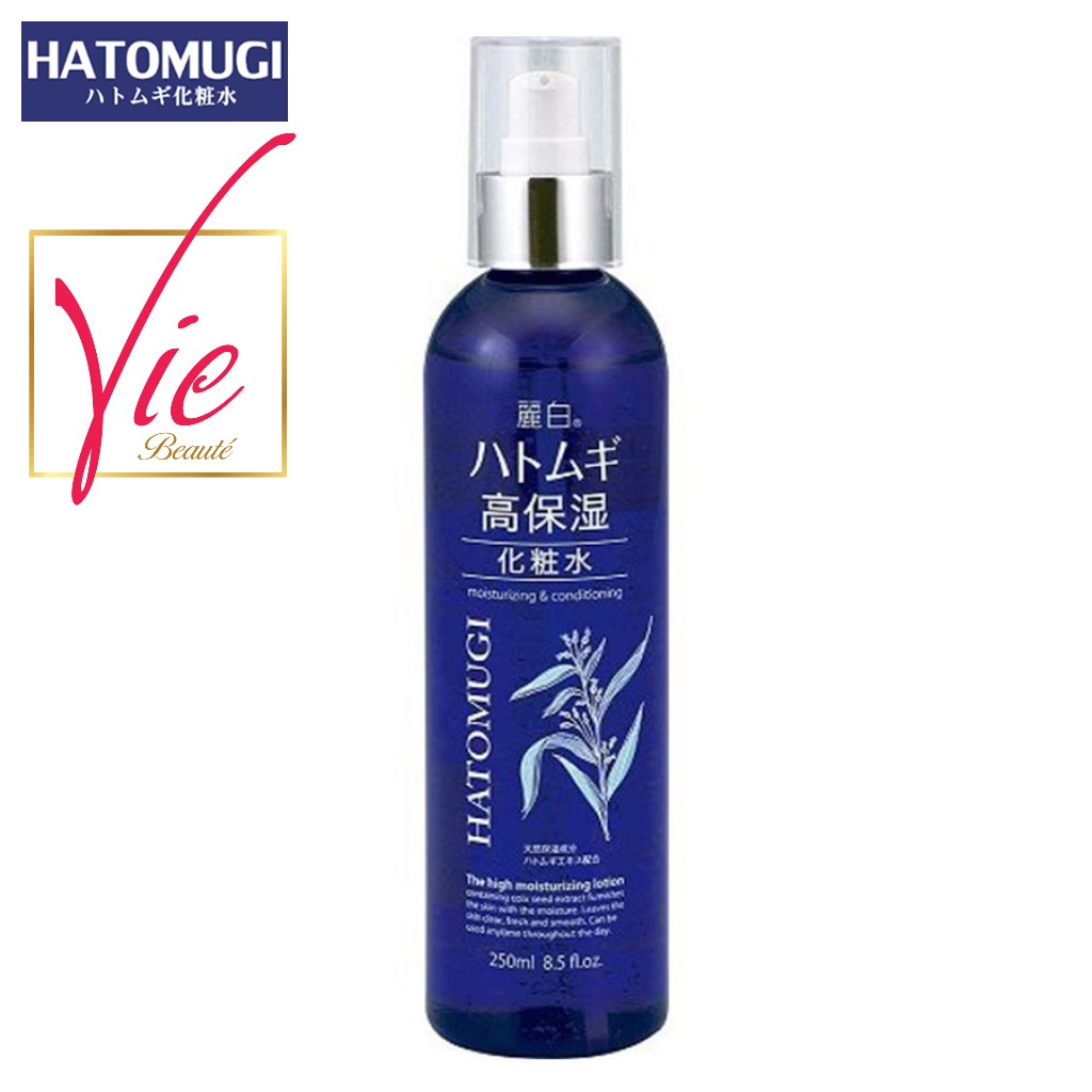 Xịt Khoáng Nước Dưỡng Ẩm Sâu Và Làm Sáng Da Hatomugi Dạng Xịt Reihaku Hatomugi High Moisturizing Lotion 250ml