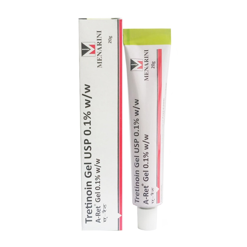 Tretinoin Aret Gel 0.1, 0.05, 0.025, Giảm Mụn, Ngăn Ngừa Lão Hóa