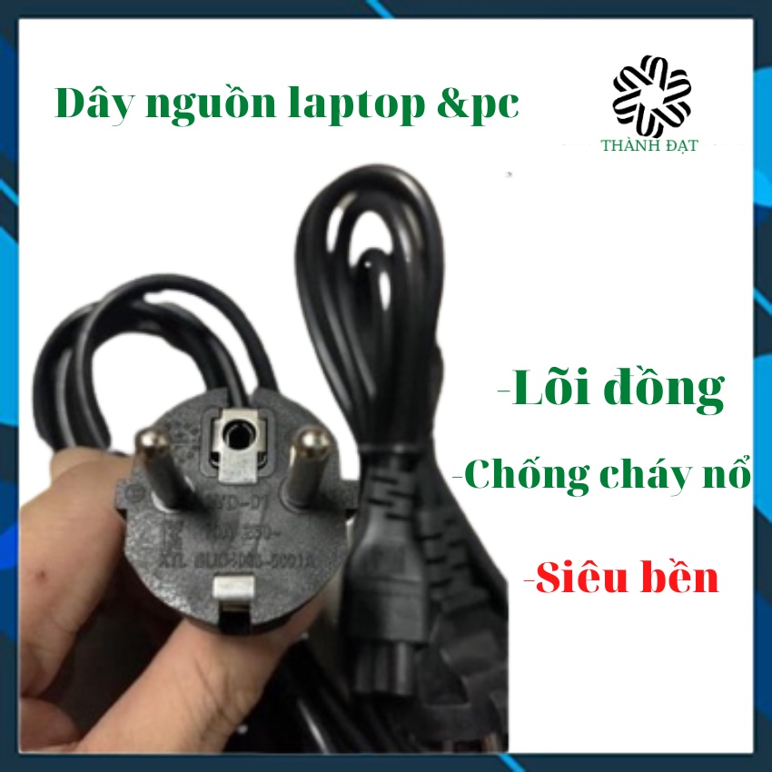 Dây nguồn máy tính 1.5M- lõi đồng lõi hợp kim dùng cho máy tính,máy in, nồi cơm điện...