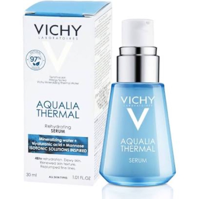 Dưỡng chất (Serum) dưỡng ẩm và cung cấp nước cho da ẩm mượt Vichy Aqualia Thermal 30ml