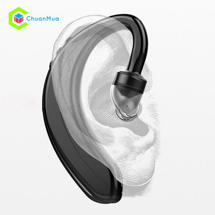 Tai Nghe Bluetooth Không Dây Móc Vành Tai (rảnh tay lái xe cho tài xế, shipper,..) | Tai Nghe Nhét Tai Bluetooth