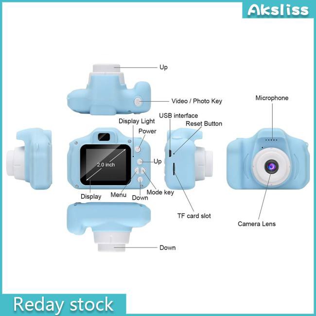 Máy ảnh kỹ thuật số 8mp Hd chống sốc có thể sạc lại dành cho trẻ em | BigBuy360 - bigbuy360.vn