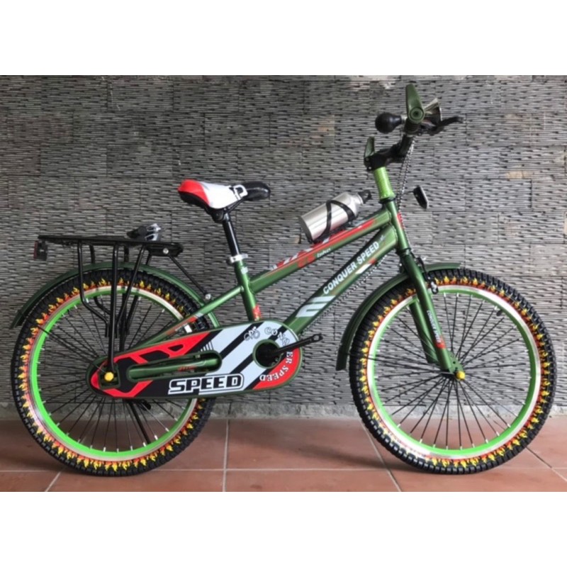 XE ĐẠP TRẺ EM 12IN-16IN-20IN CONQUER SPEED NIỀNG NHÔM HOT