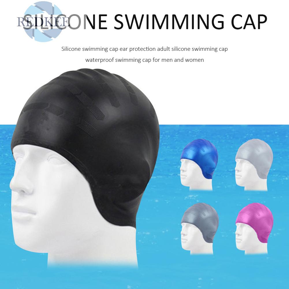 Mũ Bơi Silicone Chống Thấm Nước Cho Nam Và Nữ