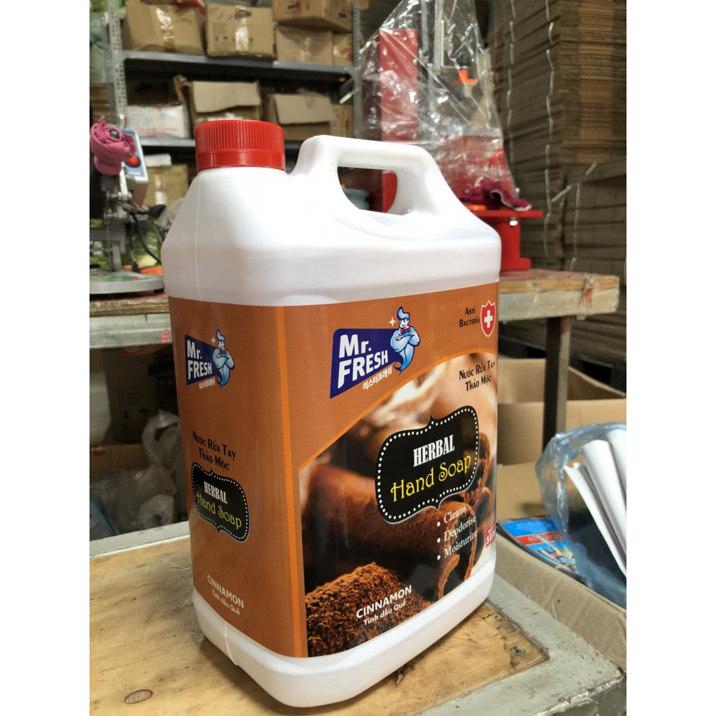 Nước Rửa Tay Premium Hand Soap Mr Fresh 5L Hương Quế