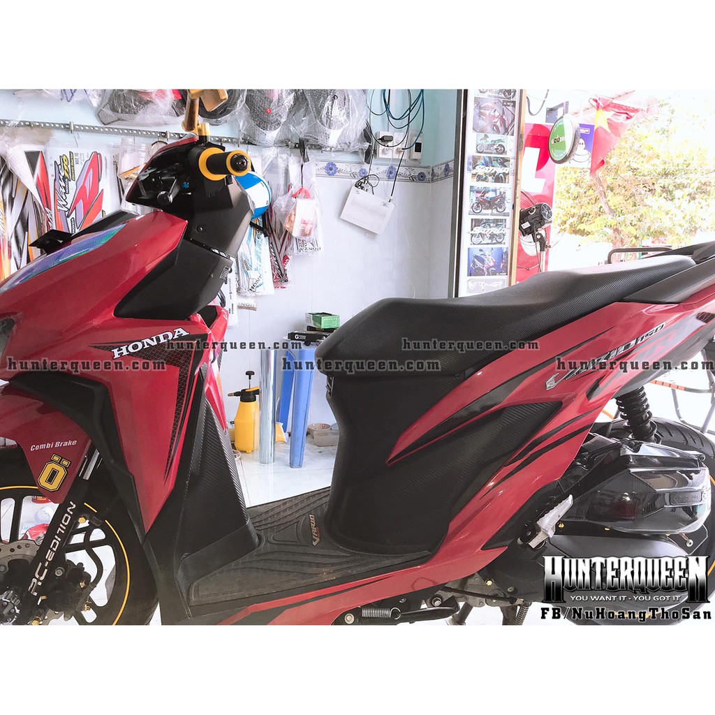 Tem rời xe Vario 2018 đỏ đen nhám. Decal chất lượng, cao cấp, bền đẹp.