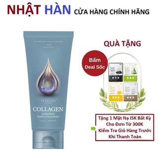 Sữa rửa mặt chống lão hóa whisis collagen intensive foam cleansing 120ml
