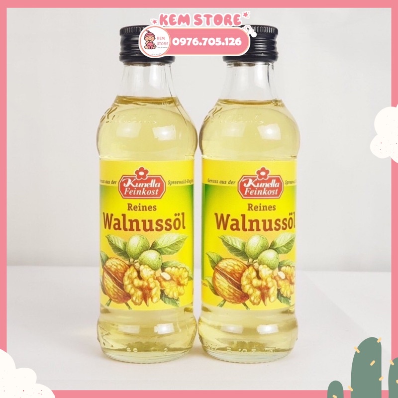 Dầu óc chó Đức nguyên chất Kunella 100ml cho bé ăn dặm