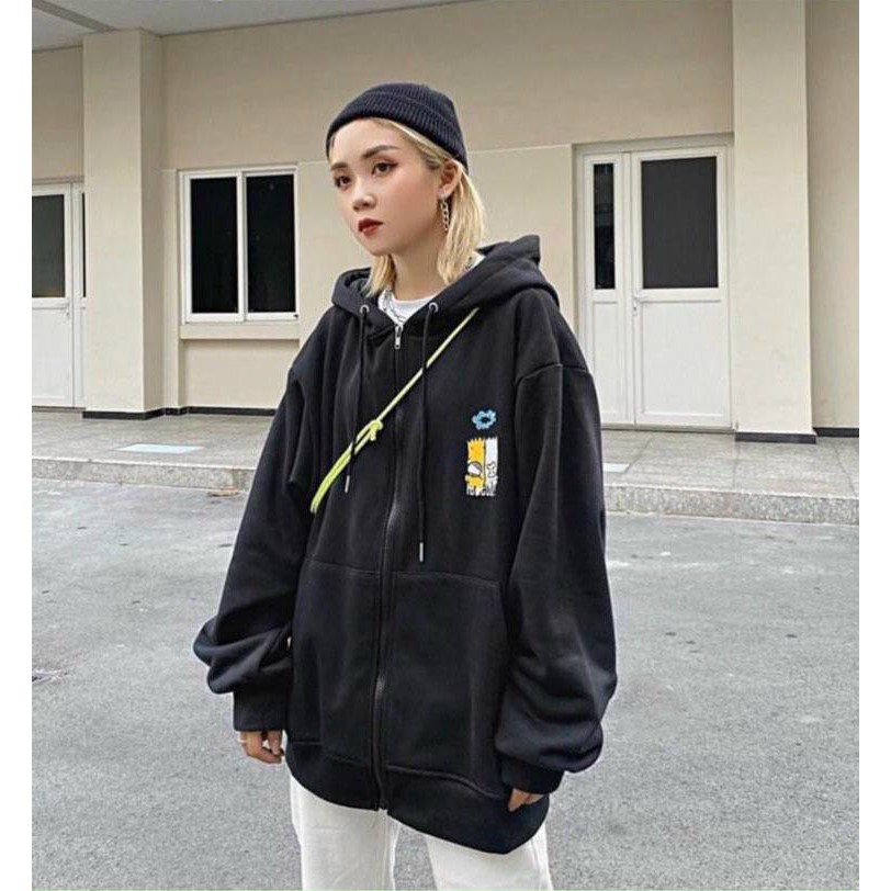 Áo khoác nỉ hoodie trơn Unisex - Thun tay dài form rộng có mũ dáng suông basic ulzzang nam nữ HOT KN5