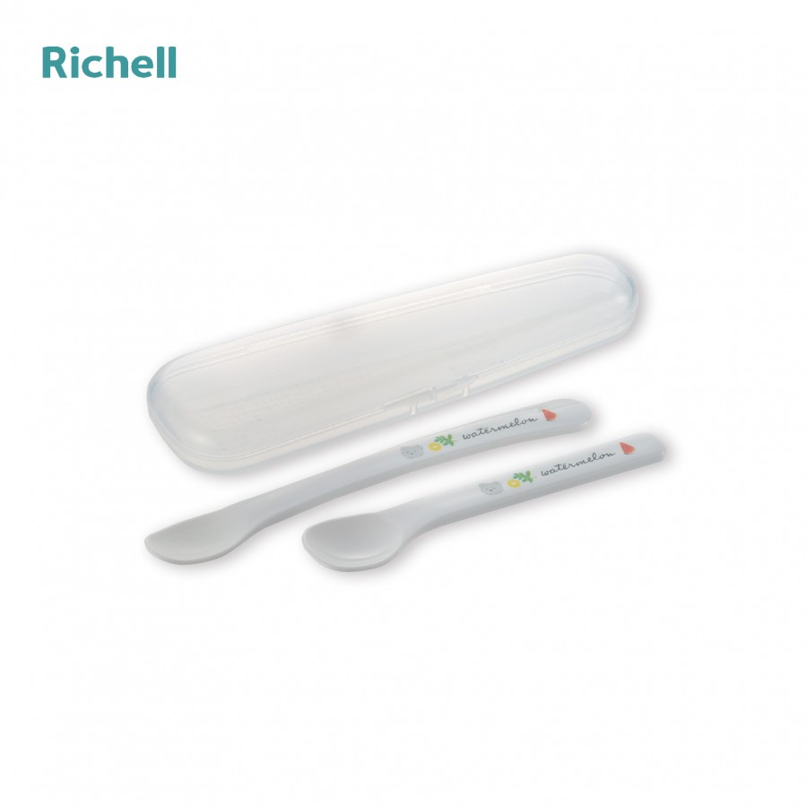 [Chính hãng] Bộ 2 muỗng kèm hộp Richell RC20094