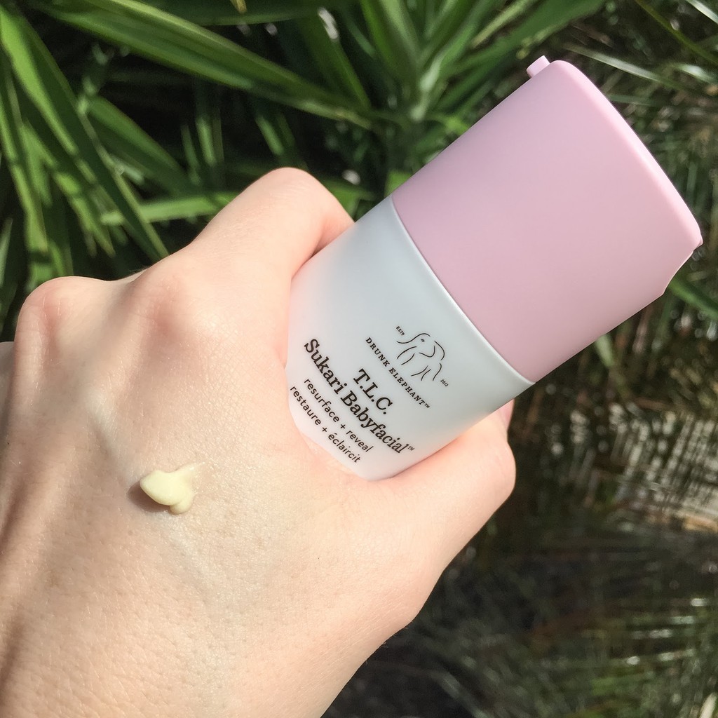 Drunk Elephant T.L.C Sukari BabyFacial Mặt nạ dưỡng da 15ml + Dầu dưỡng Marula Oil 1.5ML