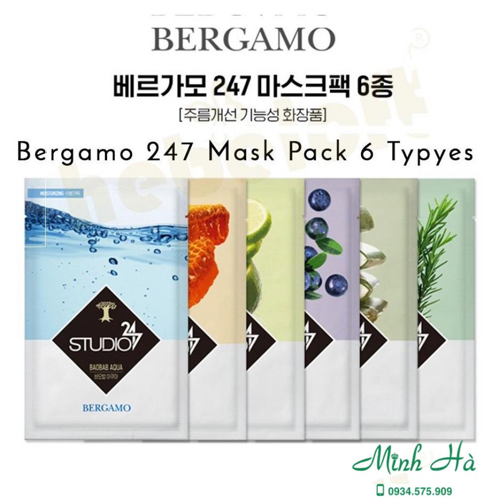 Mặt nạ giấy Bergamo Studio 247 Mask Pack