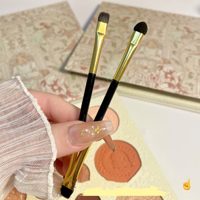 Bảng phấn mắt + má 23 ô Ershiqi kèm cọ tán