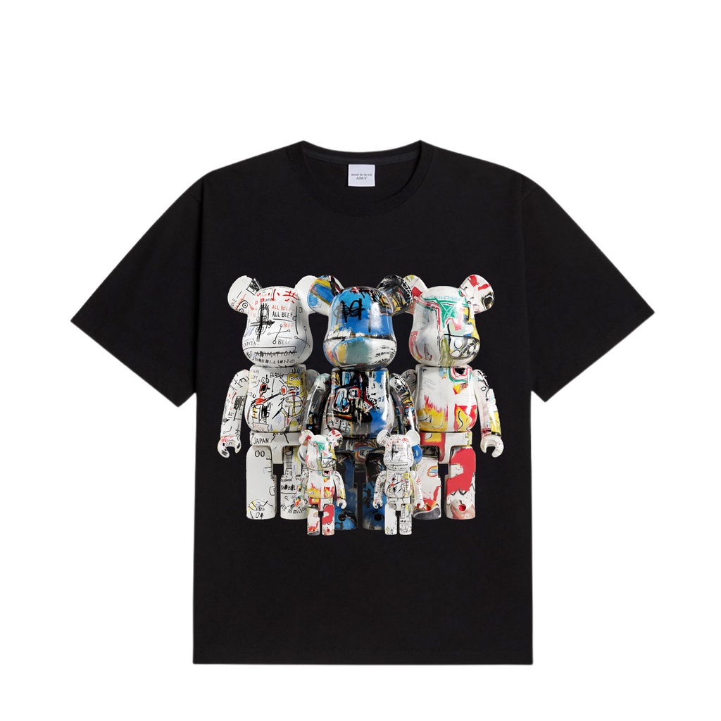 Áo thun bearbrick cotton 100% chính phẩm, form oversize, chuẩn hàng xịn, full tem mạc, Anam Store
