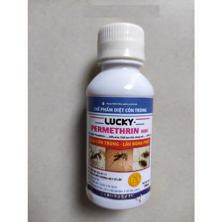 Thuốc diệt côn trùng LUCKY PERMETHRIN 50EC 100ML