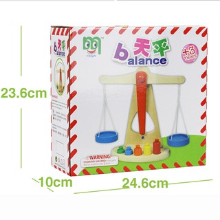 Đồ chơi gỗ, Đồ Chơi Cân Gỗ Cho Bé