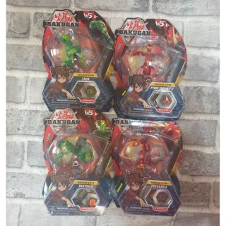 Quyết đấu Bakugan- Siêu chiến binh Rồng lửa Dragonoid/ Khủng long bạo chúa Trox/ Thủy quái Serpenteze/ Mantonoid