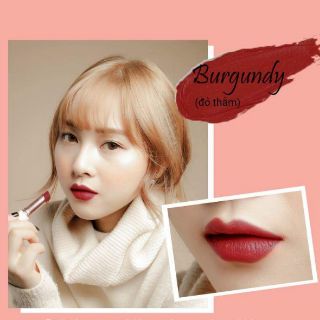 Son thỏi tông màu đỏ