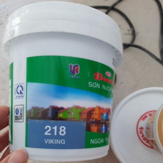 Sơn nước màu ngoại thất Beauty màu xanh đá hộp 1l, 1.4kg
