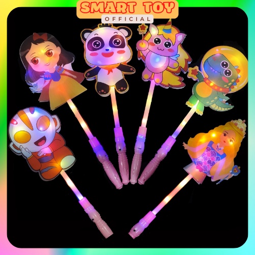 Đồ chơi đèn lồng trung thu phát sáng cho bé, gậy phát sáng trung thu nhiều hình dễ thương cho bé