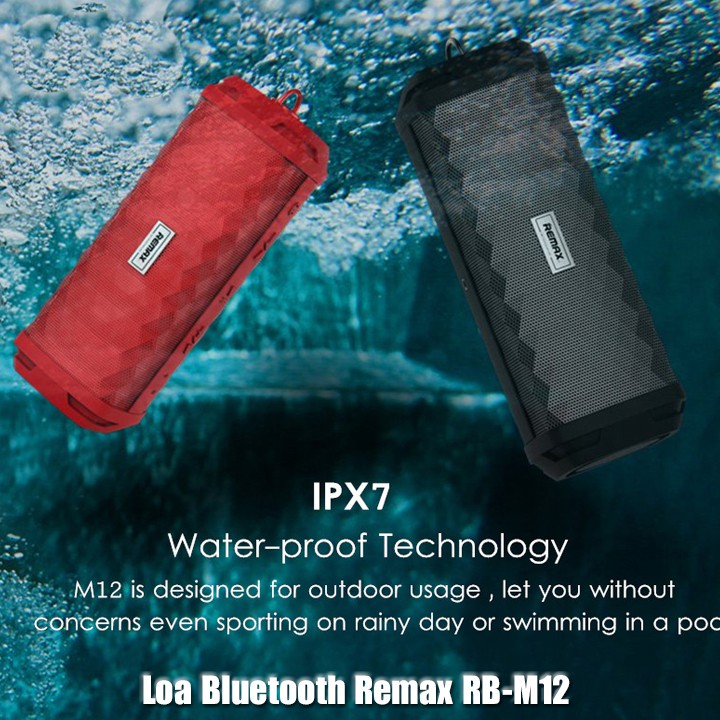 Loa Bluetooth Remax RB - M12 chống nước